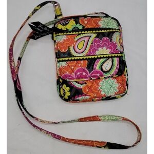 Vera Bradley Ziggy Zinnias Retired Pattern Bag Mini Hipster Crossbody Purse
